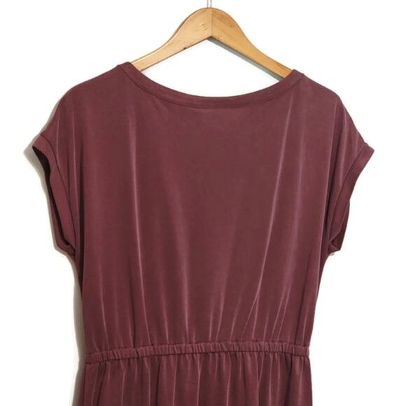 Cynthia Rowley Red Mini Dress Scoop Neck Short Sleeve Casual Summer Athleisure L - Picture 9 of 14